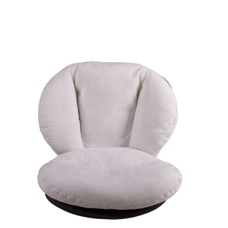 Swivel Accent Chair,Lounge Chair with Metal Base Frame,Comfy Single Leisure Sofa Chair Reading Chair with 360 Degree Swiveling