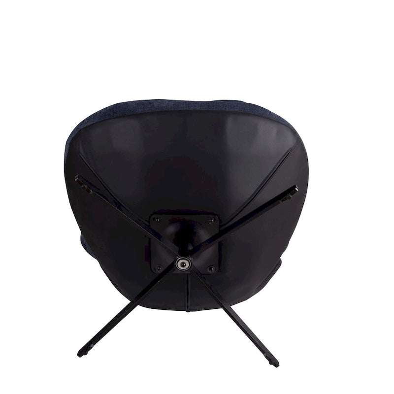 Swivel Accent Chair,Lounge Chair with Metal Base Frame,Comfy Single Leisure Sofa Chair Reading Chair with 360 Degree Swiveling