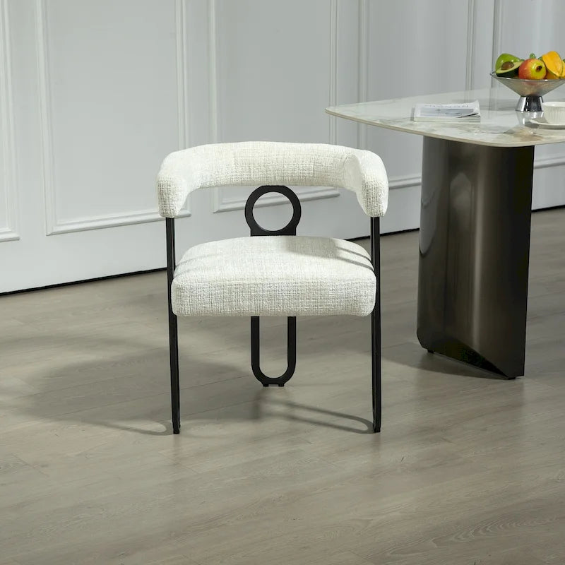 Modern PU Upholstered Accent Chair for LIving Room or Dining