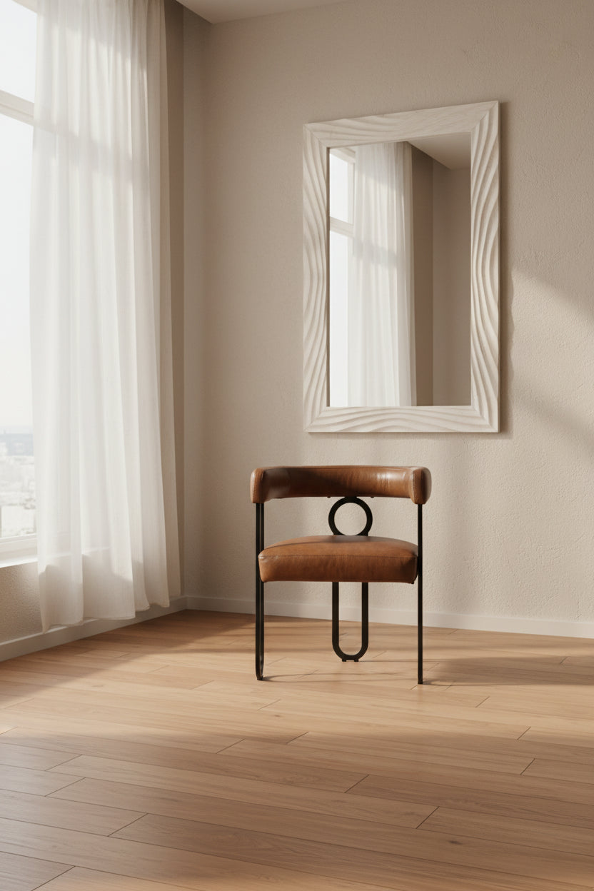 Modern PU Upholstered Accent Chair for LIving Room or Dining