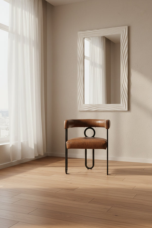 Modern PU Upholstered Accent Chair for LIving Room or Dining