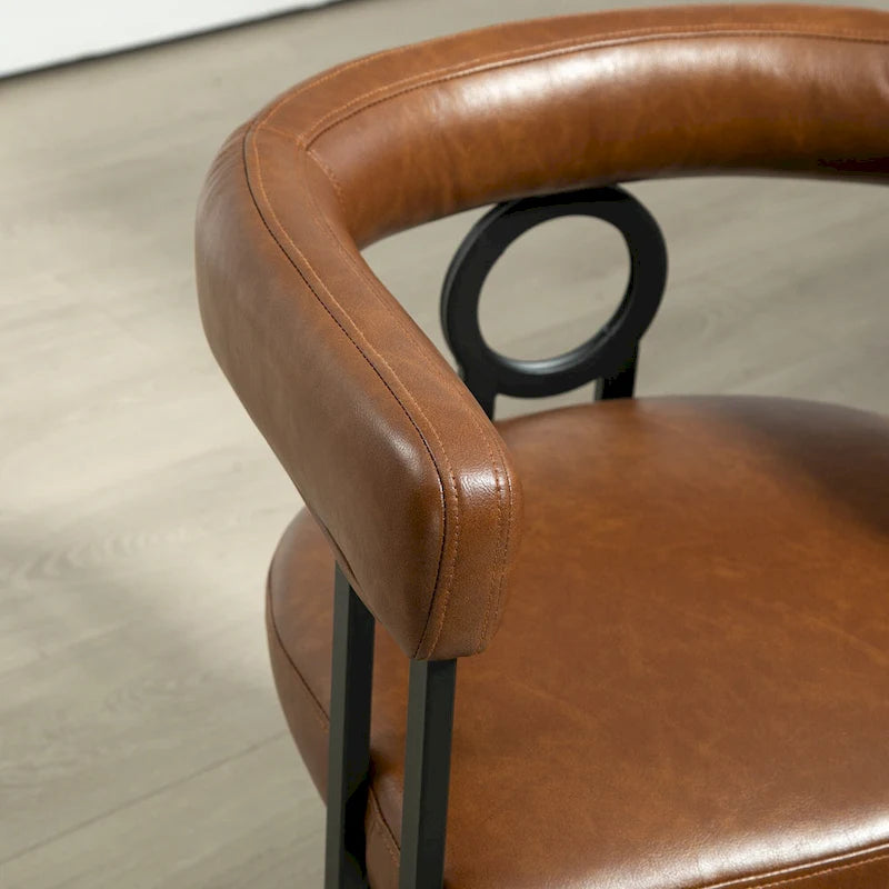 Modern PU Upholstered Accent Chair for LIving Room or Dining