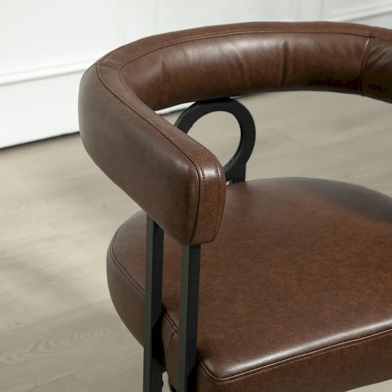 Modern PU Upholstered Accent Chair for LIving Room or Dining