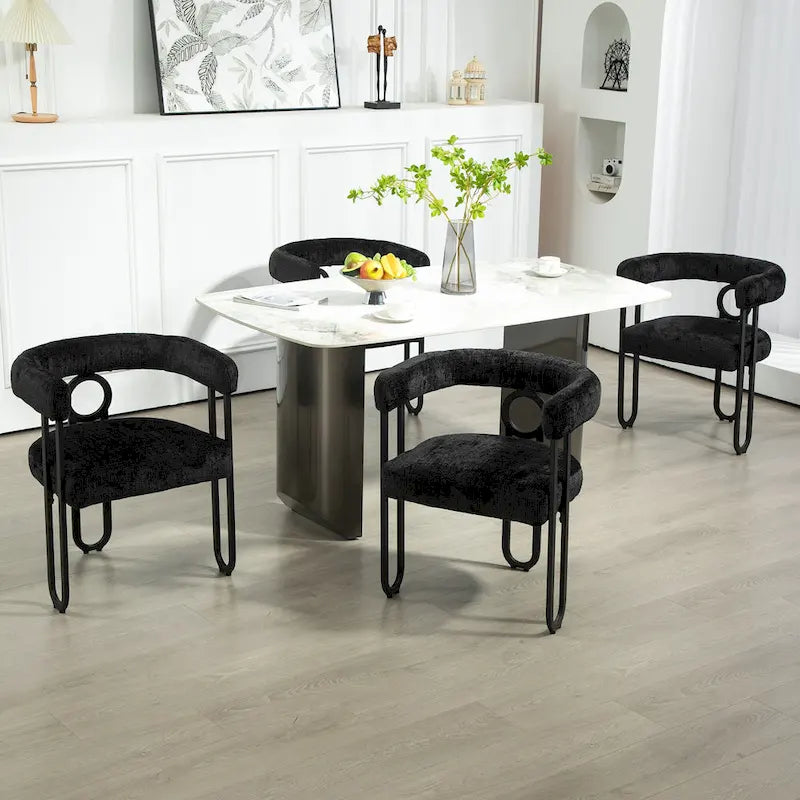 Modern PU Upholstered Accent Chair for LIving Room or Dining