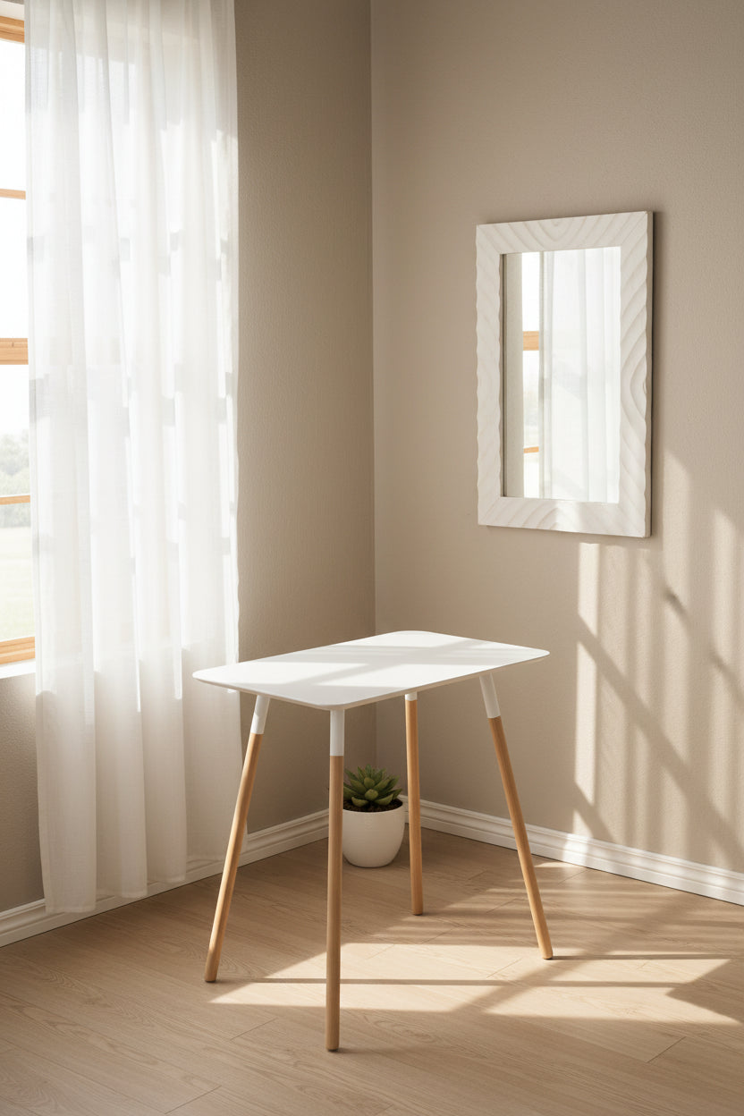 Yamazaki Home Side Table, Steel, Holds 22 lbs, Minimal Assembly - L 11.81 x W 17.72 x H 19.69 inches