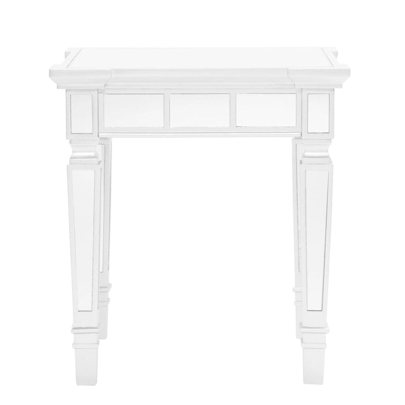 Mirrored Square Side Table