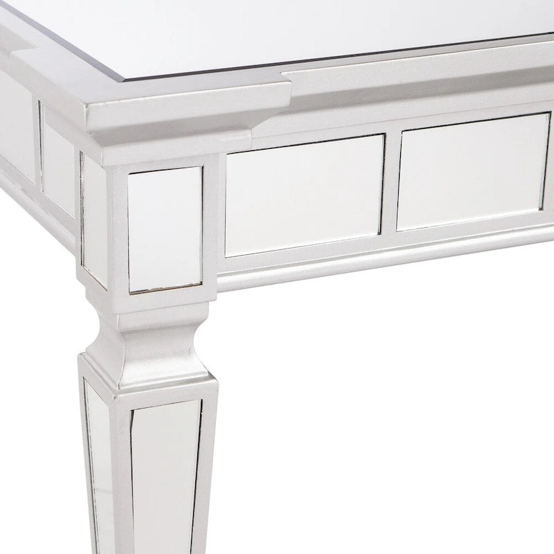 Mirrored Square Side Table