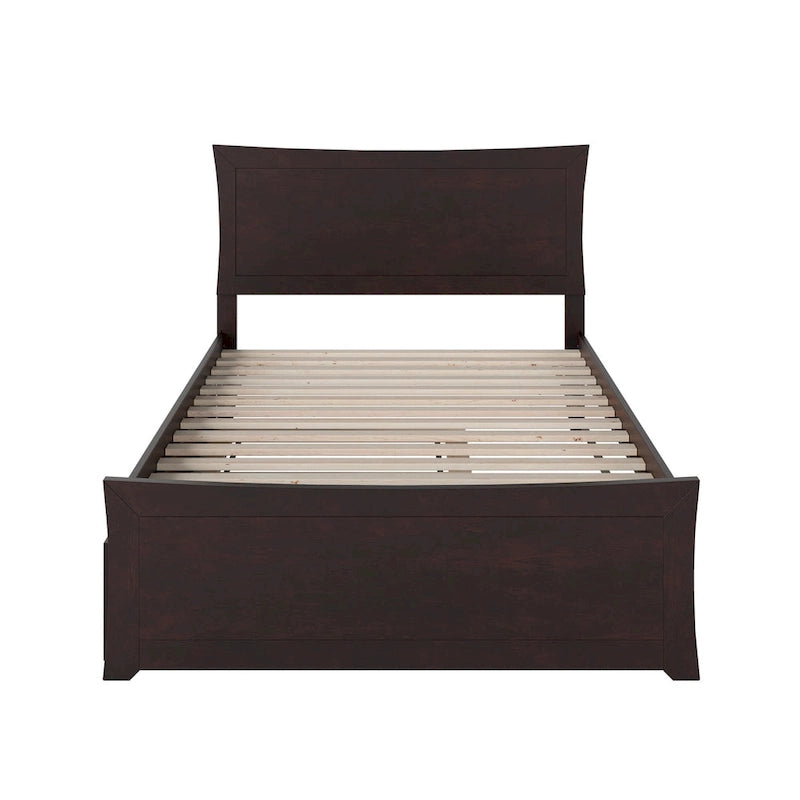 Platform Bed with Matching Footboard & Trundle