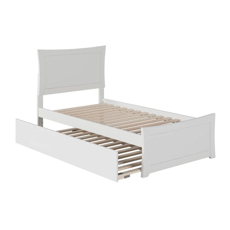 Platform Bed with Matching Footboard & Trundle