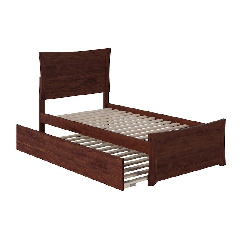 Platform Bed with Matching Footboard & Trundle