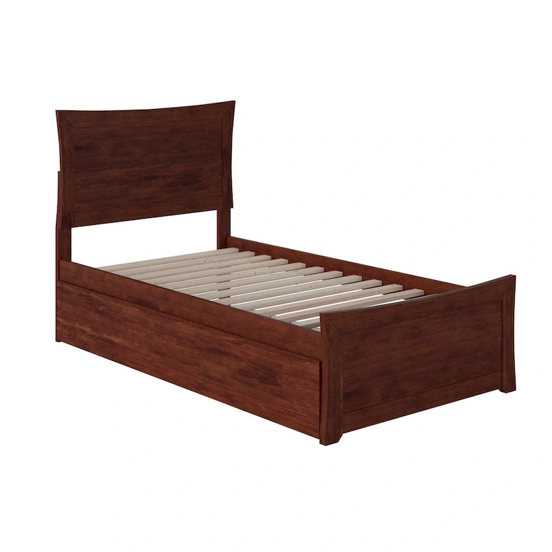 Platform Bed with Matching Footboard & Trundle