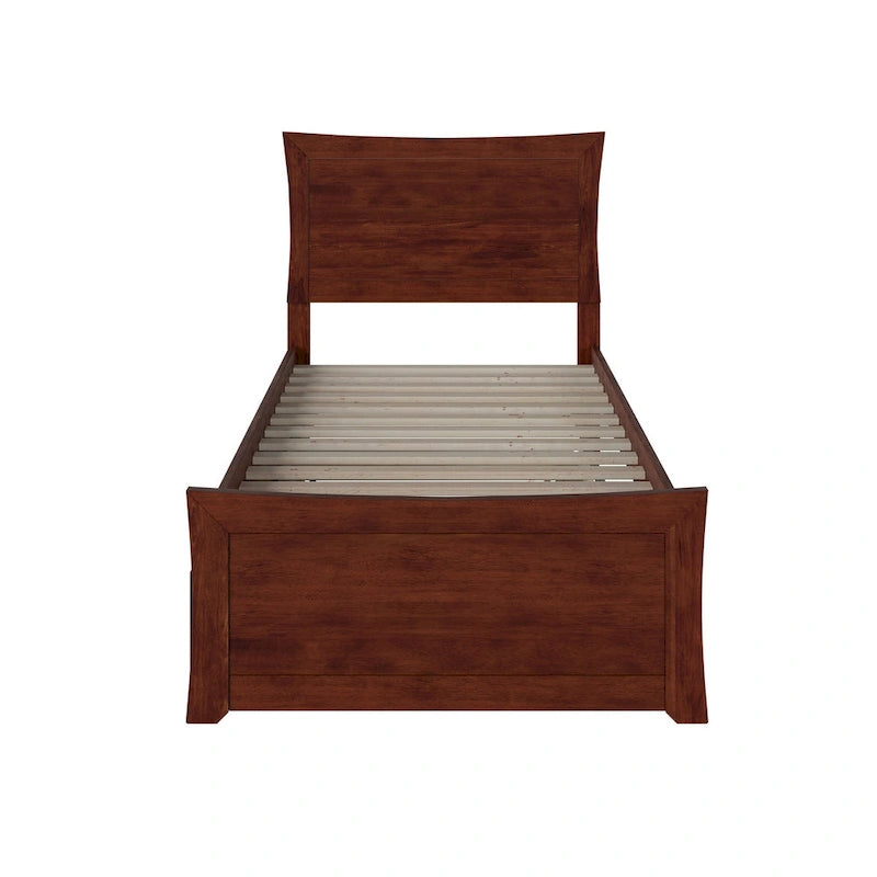 Platform Bed with Matching Footboard & Trundle