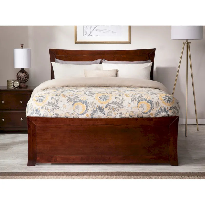 Platform Bed with Matching Footboard & Trundle
