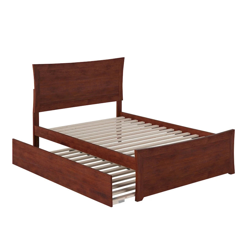 Platform Bed with Matching Footboard & Trundle