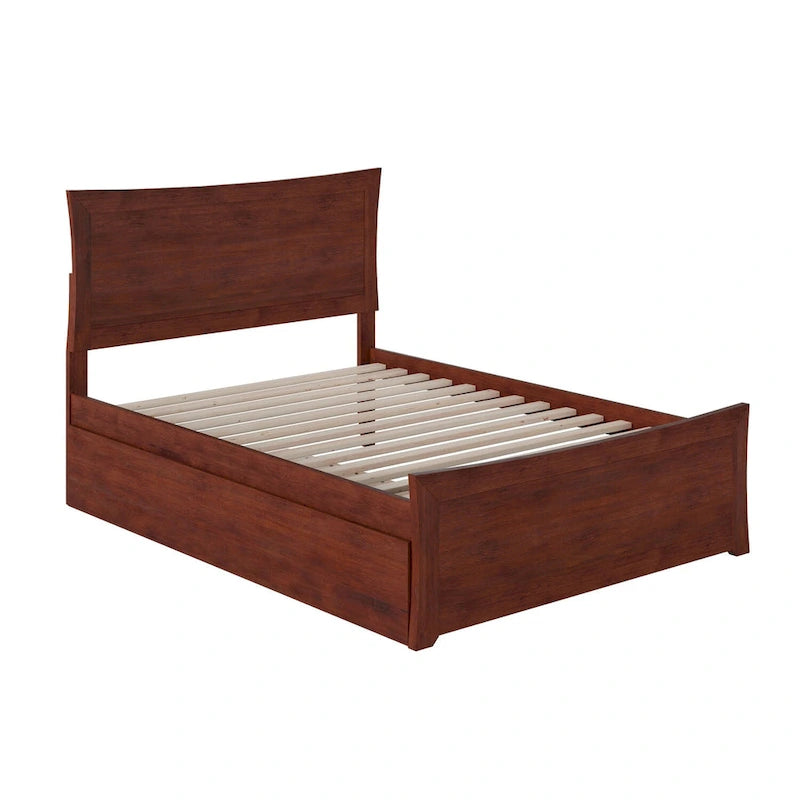 Platform Bed with Matching Footboard & Trundle