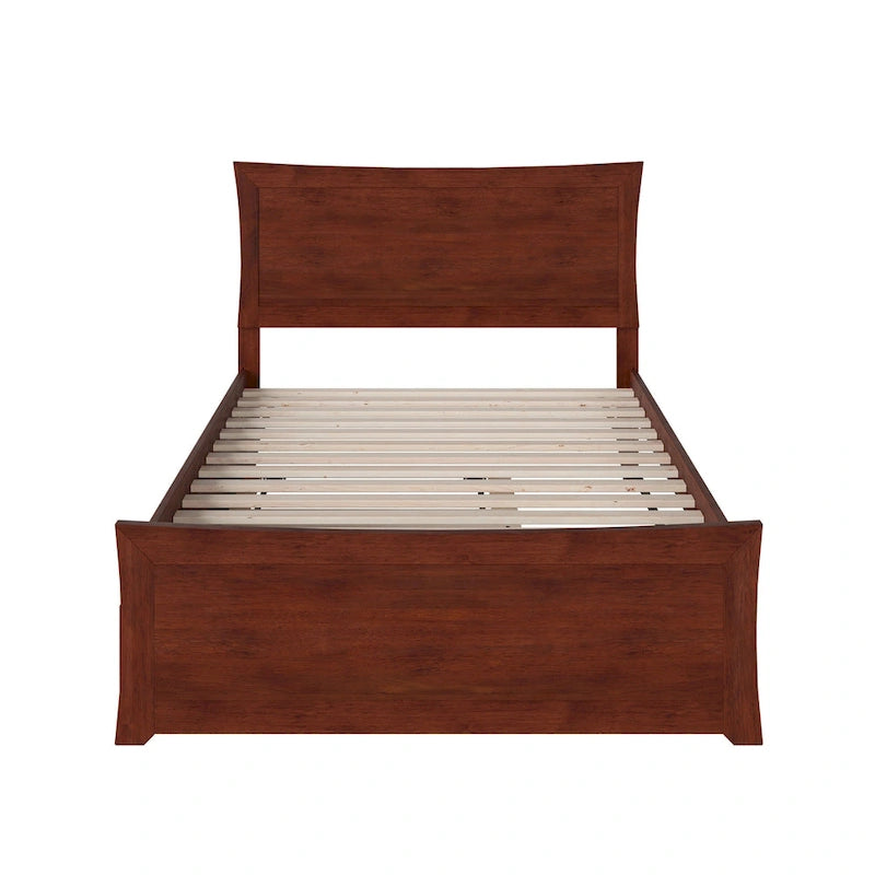 Platform Bed with Matching Footboard & Trundle