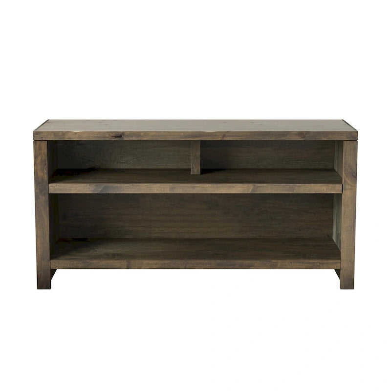 48 inch TV Stand for TVs up to 55 inches, No Assembly Required, Barnwood Finish