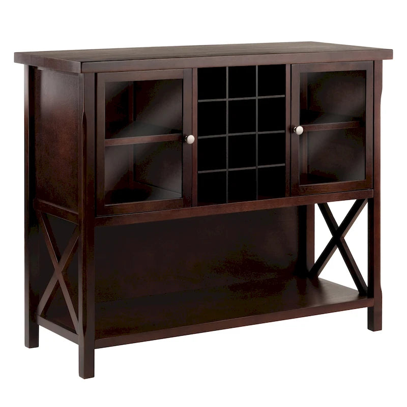 Buffet Cabinet, Cappuccino - 43.8W x 18D x 35.9H