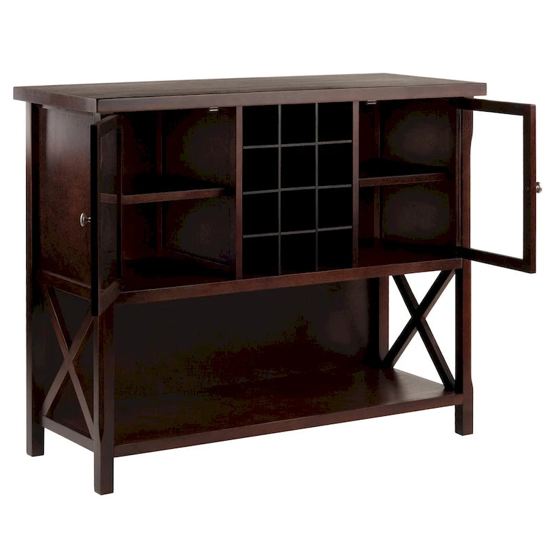 Buffet Cabinet, Cappuccino - 43.8W x 18D x 35.9H