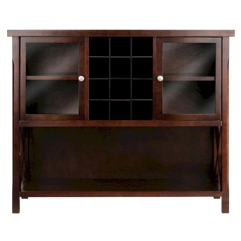 Buffet Cabinet, Cappuccino - 43.8W x 18D x 35.9H