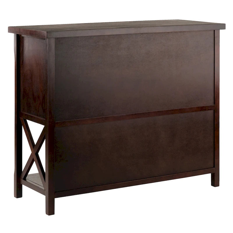 Buffet Cabinet, Cappuccino - 43.8W x 18D x 35.9H