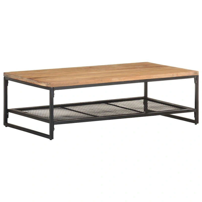 Coffee Table 43.3x23.6x13.8 Solid Acacia Wood - 43.3 x 23.6 x 13.8