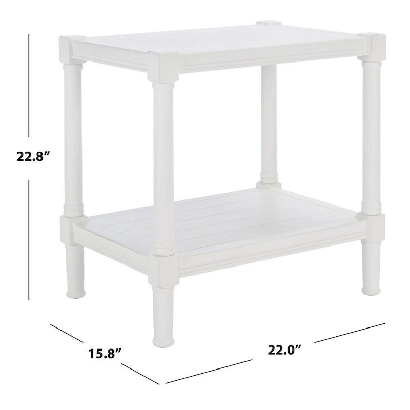 Rectangle Accent Table - 22 W x 15.8 L x 22.8 H - 22Wx16Dx23H