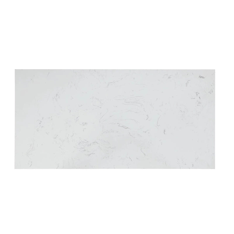 White 2-Drawer Kitchen Island
