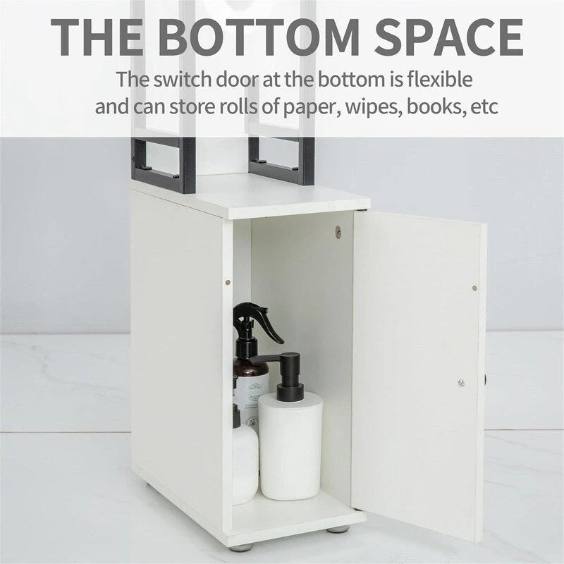 Small Bathroom Storage Cabinet - 6.5D x 11.8W x 29.5H