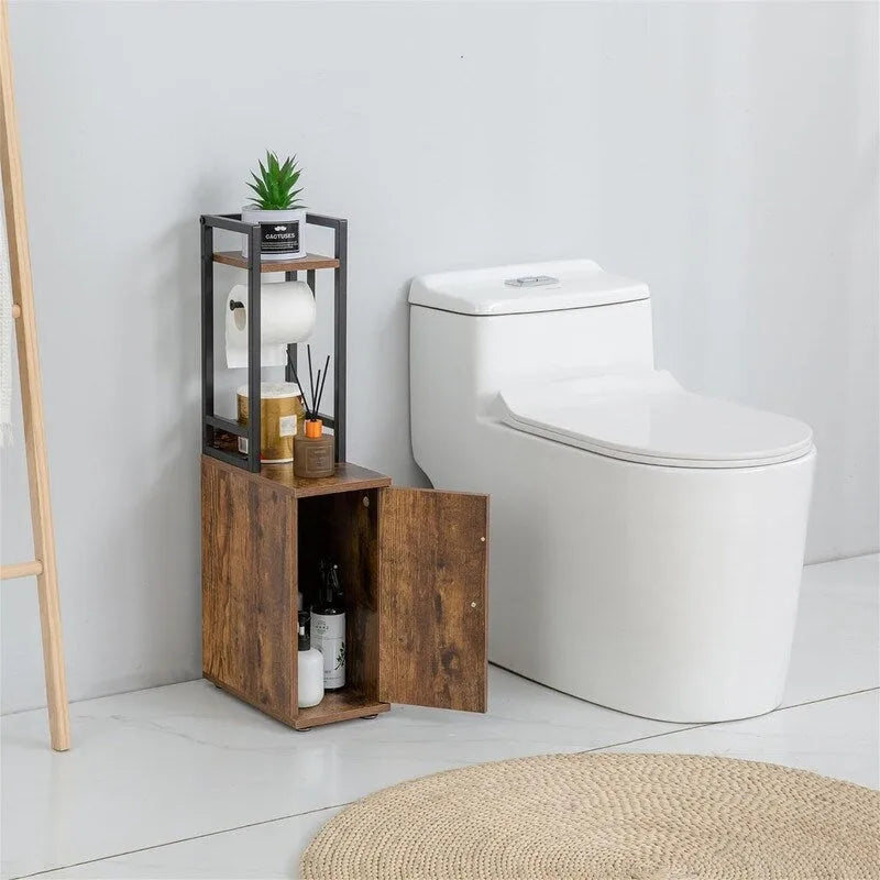 Small Bathroom Storage Cabinet - 6.5D x 11.8W x 29.5H