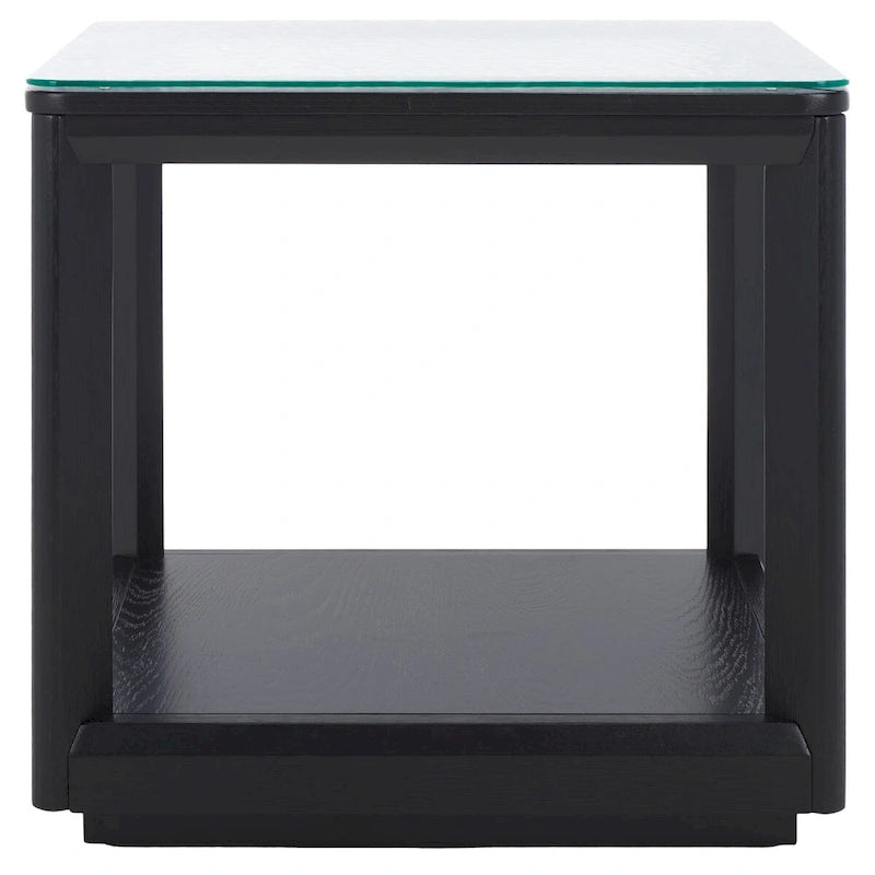 Glass Top Accent Table - 22Wx22Dx21H