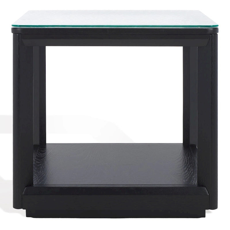 Glass Top Accent Table - 22Wx22Dx21H